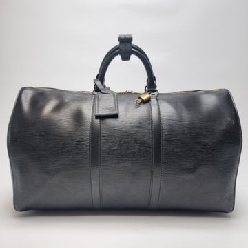 LOUIS VUITTON キーポル50 ボストンバッグ ブラック 旅行バッグ メンズ レディース 605-29 156796833