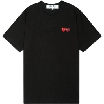 COMME DES GARCONS Doppelte Herz T-Shirt 156796920