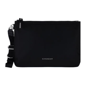 GIVENCHY ブアユ ロゴ ストラップ クラッチバッグ BK60EYK1JE 001 133589090