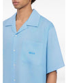 MSGM Tie-Dye Effect Short Sleeve Lyocell Shirt 156796989 [P]