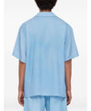 MSGM Tie-Dye Effect Short Sleeve Lyocell Shirt 156796989 [P]