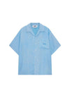 MSGM Tie-Dye Effect Short Sleeve Lyocell Shirt 156796989 [P]