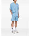 MSGM Tie-Dye Effect Short Sleeve Lyocell Shirt 156796989 [P]