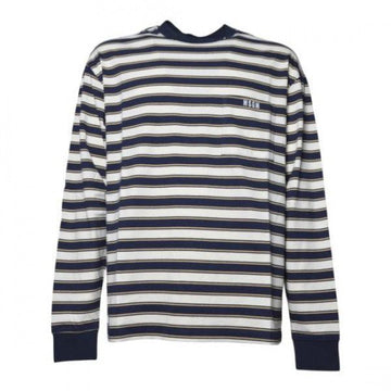 MSGM Striped Pocket T-Shirt 156796997
