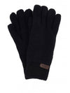 Barbour Carlton Gloves Black Knit 156797011 [P]