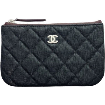 CHANEL クラシックカーフ レザー ミニ ポーチ 財布 156797540