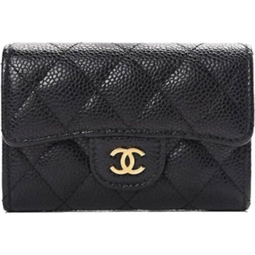 CHANEL クラシックカードホルダー ブラック ゴールド AP0214 Y01864 C3906 147317073