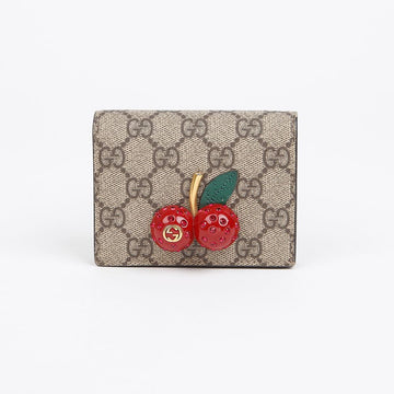 GUCCI Kartenetui mit Kirschmotiven 476050 156277010