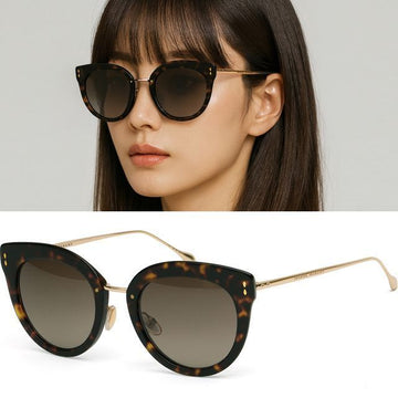 Isabel Marant Sunglasses IM0135 F SK 2IKHA Cat Eye Houndstooth Asian Fit 149926570