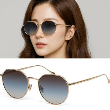 Isabel Marant Sunglasses IM0137 F SK 00098 Round Gold Frame Asian Fit 149926561