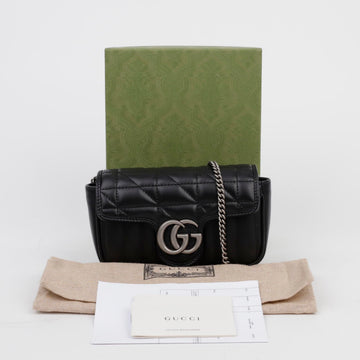 GUCCI GG Marmont Super Mini Chain Schulter Crossbody Bag 156165490