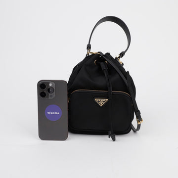 Prada Duet Bucket Tote Shoulder Bag 156210408