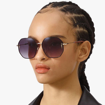 MCM Sonnenbrille 165SLB 015 polygonale Luxus Big Size 65872301