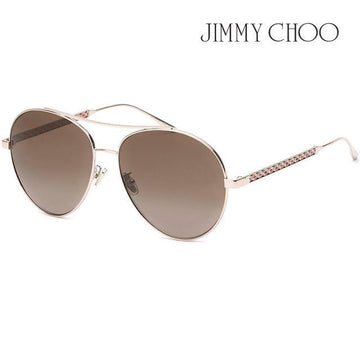 JIMMY CHOO Sonnenbrille NORIA F S Y11 große Größe Bogen Luxus Damen Double Bridge Asian Fit 62937562