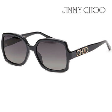 Jimmy Choo Sunglasses SAMMI G S 807 Square Black Horn Polarized Fashion 62937558