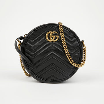 GUCCI GGマーモンドミニラウンドショルダークロスバッグ 156100849