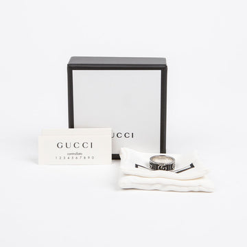 GUCCI 15 Größe Doppel-G Detail Ring 156207537