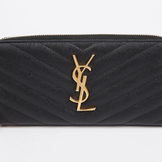 Saint Laurent Monogram Zipper Long Wallet 358094 156211480