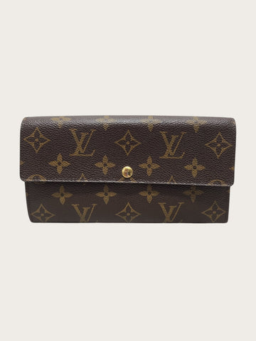 Louis Vuitton Monogram Canvas Sarah Wallet Long Wallet 156798168