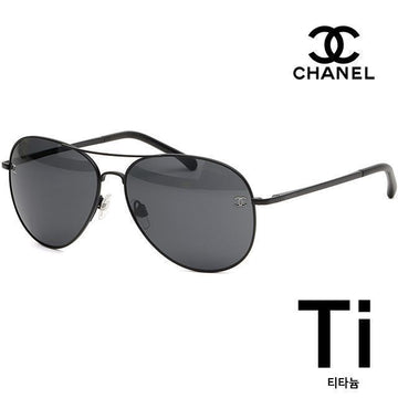 CHANEL Titanium Sunglasses CH4189TQ C112/87 Big Size Double Bridge 73892697