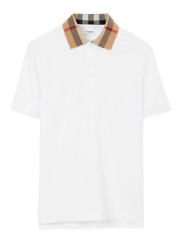 BURBERRY コットンポロシャツ半袖8071621 142645644