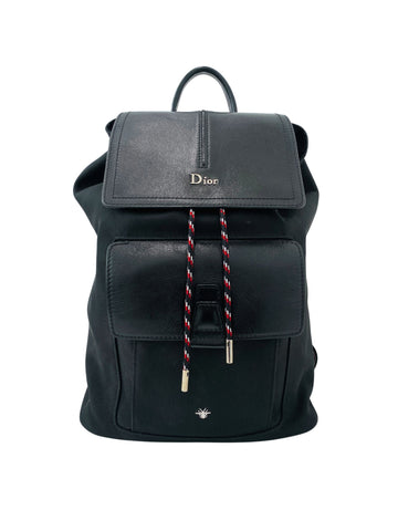 DIOR ブラックキャンバスバックパック 156798819