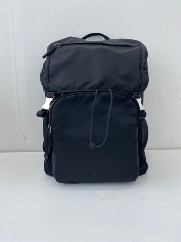 PRADA Nylon Tessuto Rucksack Schwarz 156798920