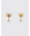 Valentino V Logo Pearl Earrings 156798986 [P]
