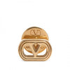 Valentino Oval Metal Earrings 156799016 [P]