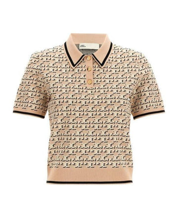 TORY BURCH ロゴジャカードポロトップ 156799046