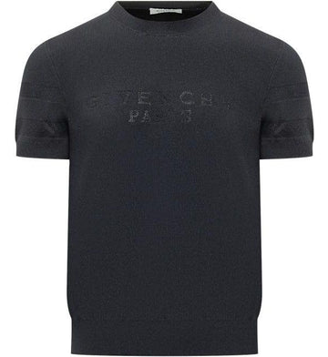 Givenchy Jacquard Cotton Knit T-Shirt 156799132