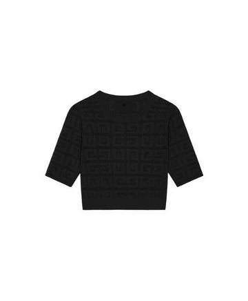 Givenchy 4G Jacquard Crop Sweater 156799154