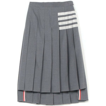 THOM BROWNE Schlicht gewebter Midi-Plisseerock mit 4 Falten (FGC400V 06146 035) 149480190