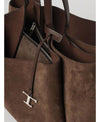 TODS スウェードミディアムトートバッグ 156799384 [P]