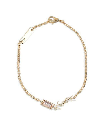 SAINT LAURENT CASSANDRE Anhänger Armband aus Metall und Strass 156799435