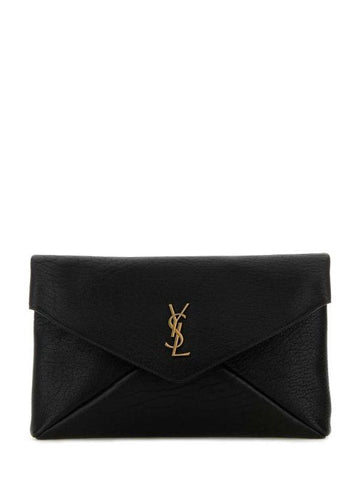 SAINT LAURENT ラムスキン カサンドル ラージ エンベロープ ポーチ 156799447