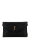 Saint Laurent Lambskin Cassandre Large Envelope Pouch 156799447 [P]