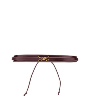 Saint Laurent CASSANDRE Multi Strand Leather Bracelet 156799464