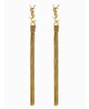 SAINT LAURENT CASSANDRE Quasten Ohrringe 156799466 [P]