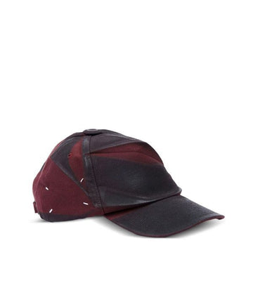 Maison Margiela Black Coated Cotton Baseball Cap 156799517