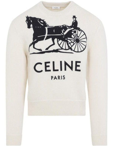 Celine Crewneck Sweater in Cashmere 156799568