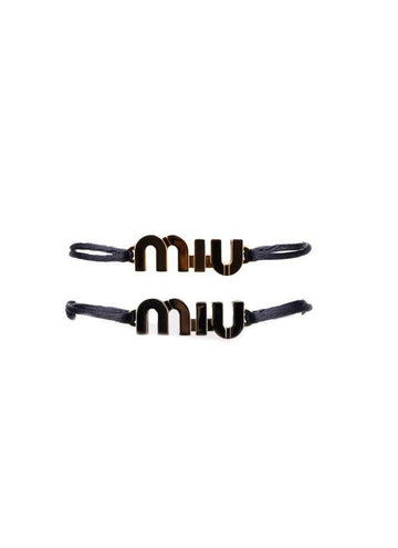 MIU MIU コード＆メタルブレスレット 156799838