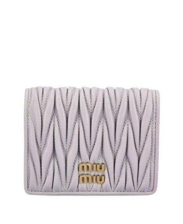 MIU MIU ナパレザーの二つ折り財布 156799845