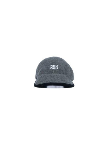 Miu Miu Fleece Baseball Cap 156799847