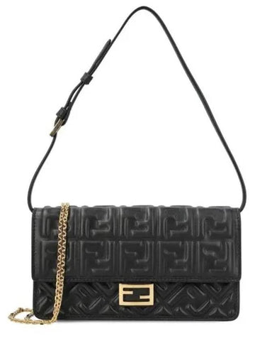 FENDI バゲット ナパレザー 財布 オン チェーン 8M0498 AAJD F0KUR 151056871