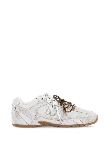 MIU MIU Suede und Mesh Sneakers 156799896