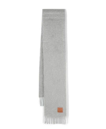 LOEWE Logo-Patch-Schal aus Mohair und Wolle 156800064