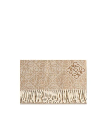 LOEWE Anagram Schal aus Wolle und Kaschmir 156800079