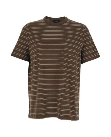 APC Pocket Logo Stripe Short Sleeve T-Shirt 156800271