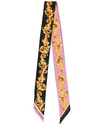 Versace Printed Silk Twill Tie Scarf 156800638